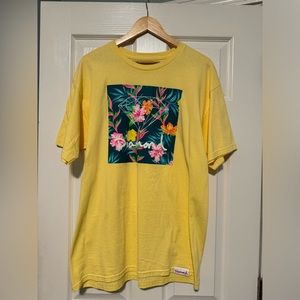 Diamond Supply co Yellow tee